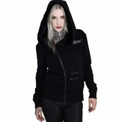 Veste à Capuche Femme Hyraw - Back2Noir Hoodie