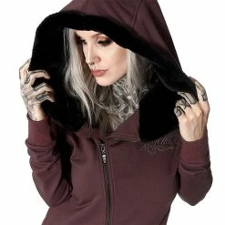 Veste à Capuche Femme Hyraw - Sweat à Capuche Logo Rouge-marron -Hoodies & Sweatshirts Soldes veste r capuche femme hyraw sweat r capuche logo rouge marron6