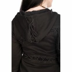 Veste à Capuche Femme Noir Pistol - Sweat à Capuche Eye -Hoodies & Sweatshirts Soldes veste r capuche femme noir pistol sweat r capuche eye3