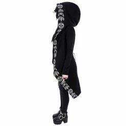 Veste à Capuche Restyle Pour Femme - All Seeing Moon -Hoodies & Sweatshirts Soldes veste r capuche restyle pour femme all seeing moon5