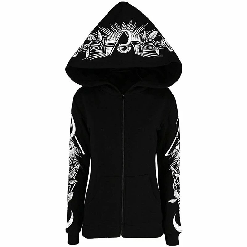 Veste à Capuche Restyle Pour Femme - Sweat à Capuche Third Eye 6 Veste à Capuche Restyle Pour Femme - Sweat à Capuche Third Eye – Image 4