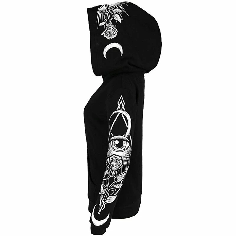 Veste à Capuche Restyle Pour Femme - Sweat à Capuche Third Eye 7 Veste à Capuche Restyle Pour Femme - Sweat à Capuche Third Eye – Image 5